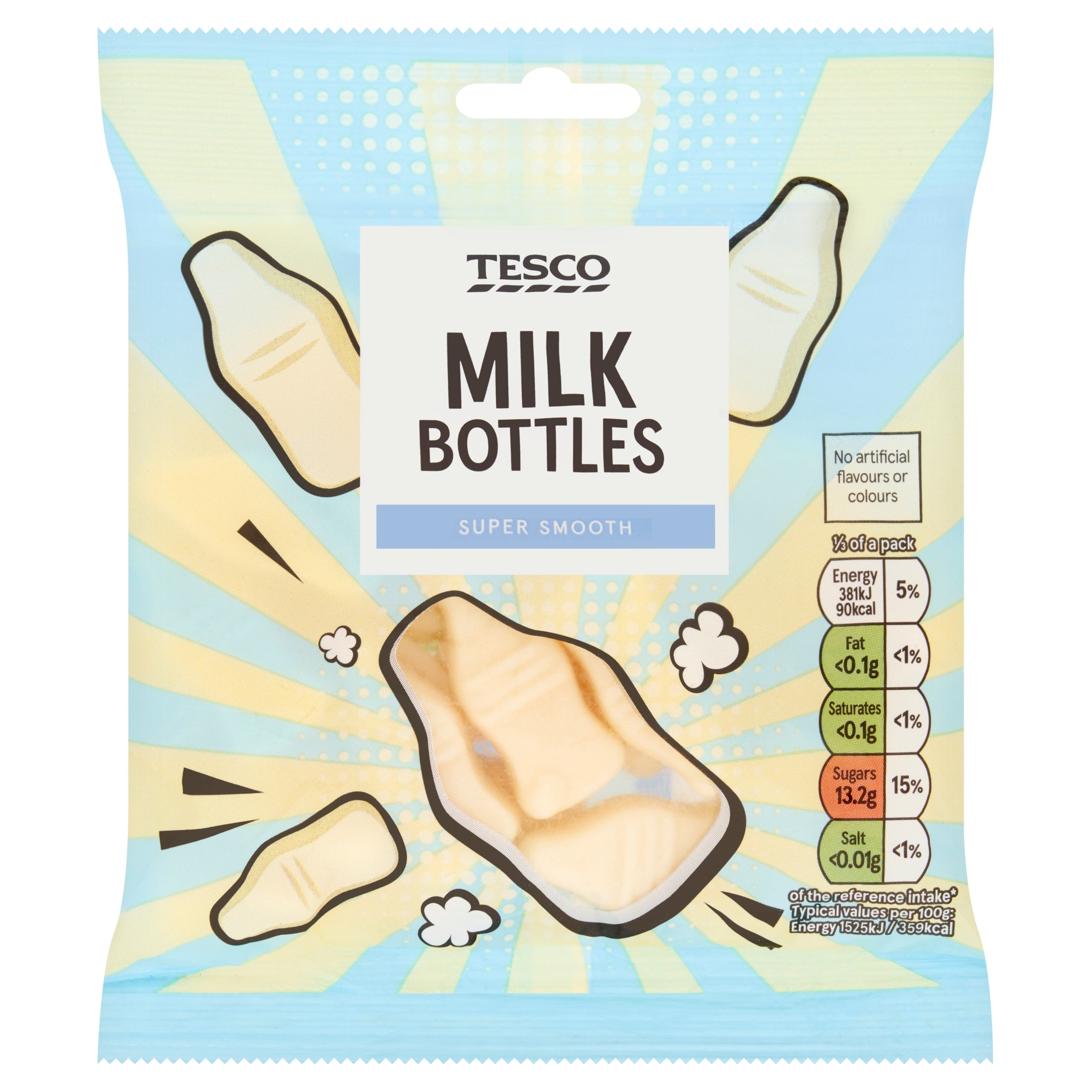 Tesco Milk Bottles 75 g